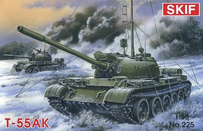 Збірна модель 1:35 танка Т-55АК MK225 фото