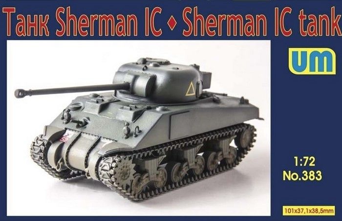 Збірна модель Другої світової 1:72 танка Sherman IC UM383 фото
