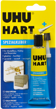 Клей для твердого пластику UHU Hart UHU40936 фото