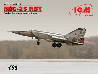 Сборная модель 1:72 самолета МиГ-25РБТ ICM72172 фото
