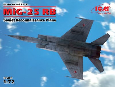 Збірна модель 1:72 літака МіГ-25РБ ICM72173 фото