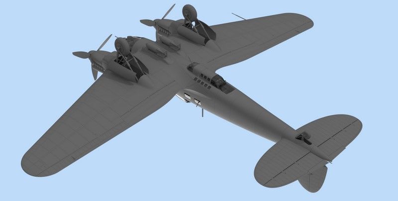 Сборная модель 1:48 торпедоносца He 111H-6 ICM48262 фото