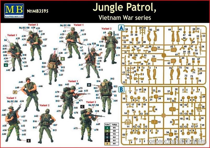 Патруль в джунглях (Вьетнамская война) - 1:35 MB3595 фото