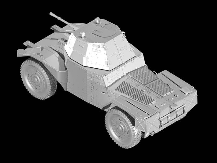 Сборная модель 1:35 бронеавтомобиля Panhard 178 AMD-35 ICM35373 фото