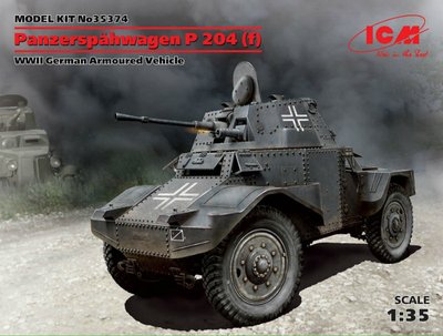 Сборная модель 1:35 бронеавтомобиля Panzerspahwagen P 204 (f) ICM35374 фото