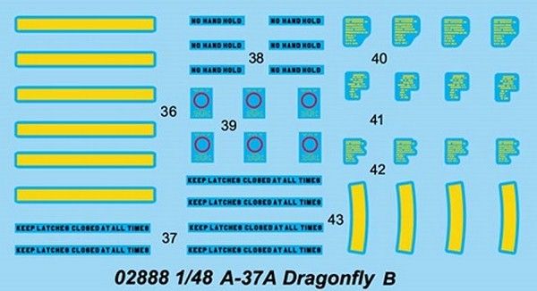 A-37A Dragonfly - 1:48 TRU02888 фото