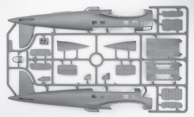 Сборная модель 1:48 бомбардировщика He 111H-3 ICM48266 фото