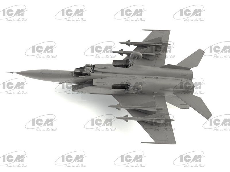 Сборная модель 1:72 истребителя МиГ-25ПД ICM72177 фото