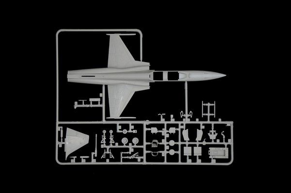 Збірна модель 1:72 винищувача F-5F Tiger II ITL1382 фото