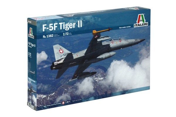 Збірна модель 1:72 винищувача F-5F Tiger II ITL1382 фото