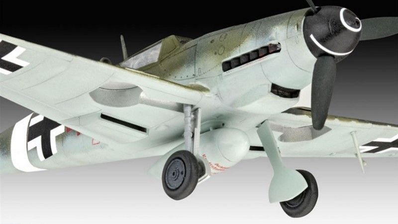 Збірна модель 1:72 винищувачів Bf-109G-10 і Spitfire Mk.V RV03710 фото