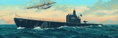 Збірна модель 1:144 підводного човна USS SS-212 'Gato' 1941 TRU05905 фото