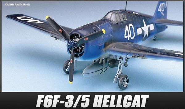 Сборная модель 1:72 самолета F6F-3/5 'Hellcat' AC12481 фото
