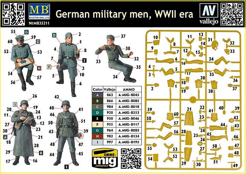 Немецкие военнослужащие - 1:35 MB35211 фото