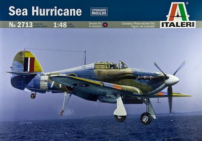 Збірна модель 1:48 винищувача Морський ураган ITL2713 фото