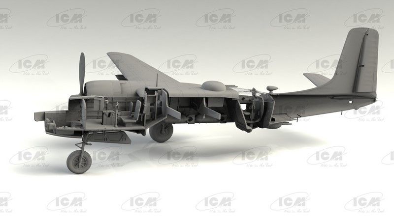 Збірна модель 1:48 штурмовика-бомбардувальника B-26C-50 Invader ICM48284 фото