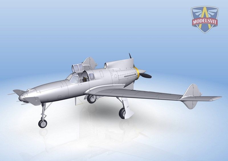 Сборная модель 1:48 самолета XP-55 MS4808 фото