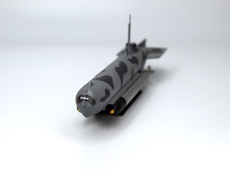 Збірна модель 1:72 підводного човна типу 'Molch' ICMS019 фото
