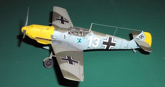 Збірна модель 1:72 винищувача Bf 109E-3 ICM72131 фото