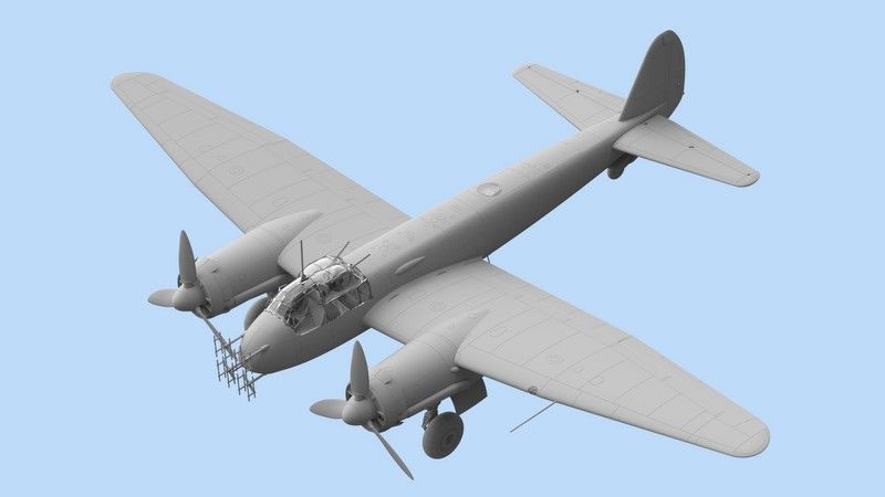 Збірна модель 1:48 винищувача-бомбардувальника Ju 88C-6b ICM48239 фото