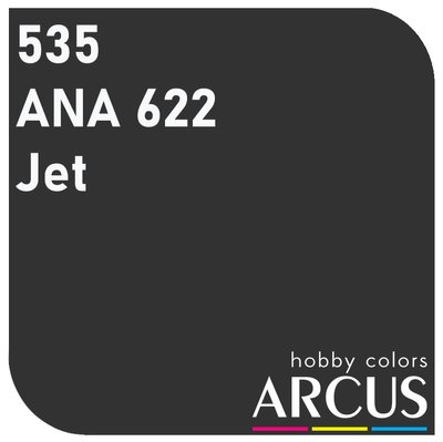 E535 Алкідна емаль ANA 622 Jet ARC-E535 фото