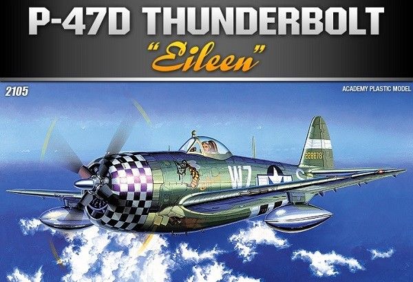 Сборная модель 1:72 истребителя P-47D Thunderbolt 'Eileen' AC12474 фото
