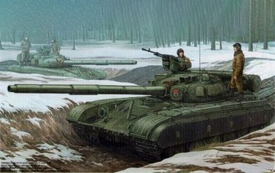 Збірна модель 1:35 танка Т-64Б TRU01581 фото