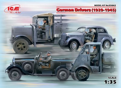 Набір 1:35 фігур Німецькі водії 1939-1945 ICM35642 фото
