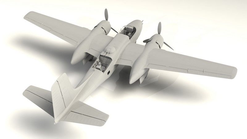 Збірна модель 1:48 бомбардувальника A-26B-15 Invader ICM48282 фото