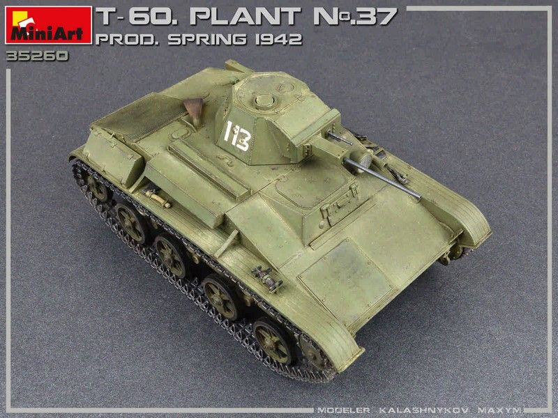 Збірна модель 1:35 танка Т-60 (1942 г.) MA35260 фото