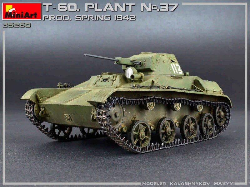 Сборная модель 1:35 танка Т-60 (1942 г.) MA35260 фото
