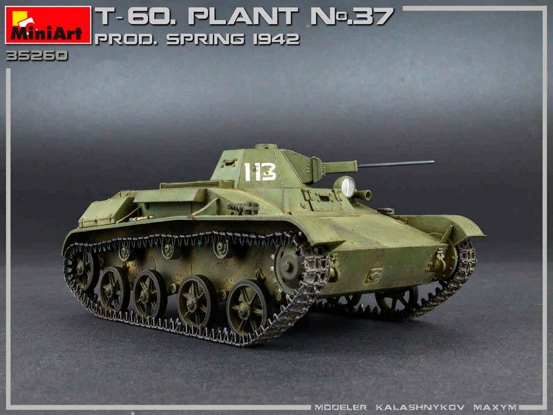 Сборная модель 1:35 танка Т-60 (1942 г.) MA35260 фото