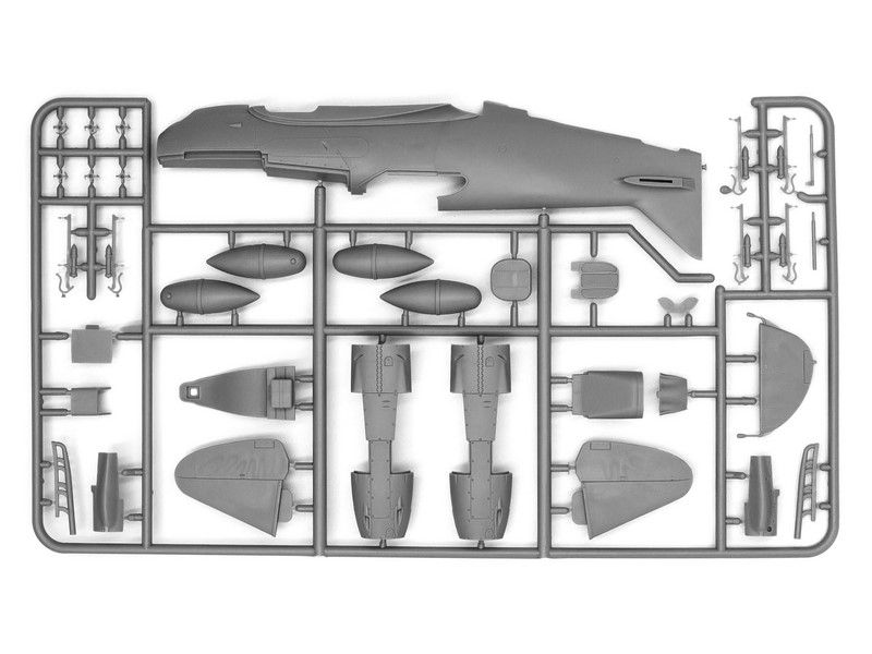 Збірна модель 1:48 винищувача ЛаГГ-3 серії 1-4 ICM48091 фото