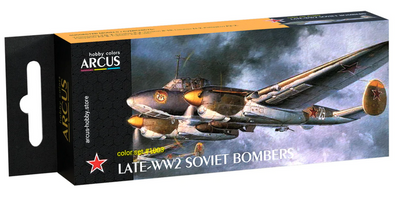 1003 Набір фарб 'Late-WW2 Soviet Bombers' ARC-SET01003 фото
