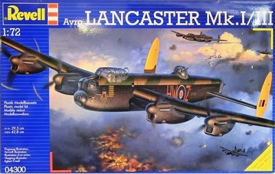 Збірна модель 1:72 бомбардувальника Avro Lancaster Mk.I/III RV04300 фото