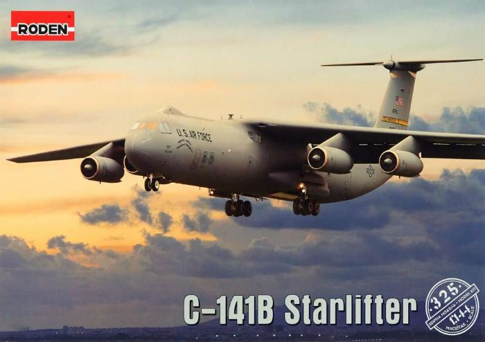 Збірна модель 1:144 літака Lockheed C-141B Starlifter RN325 фото