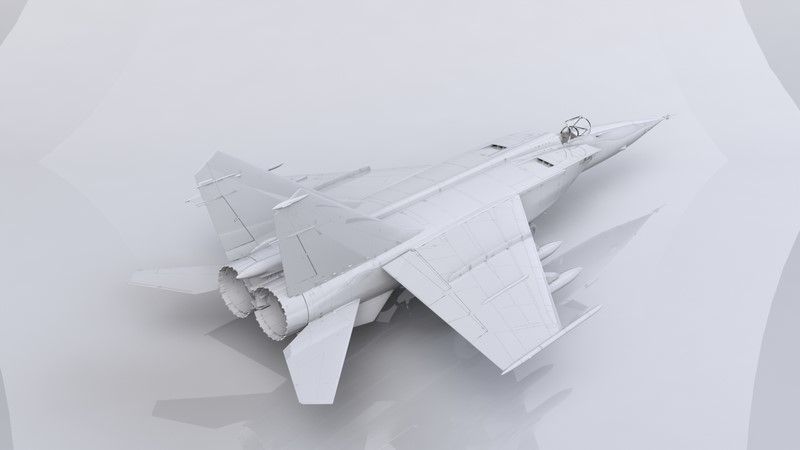 Сборная модель 1:72 истребителя МиГ-25БМ ICM72175 фото
