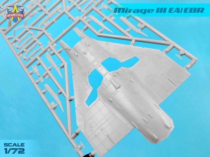 Сборная модель 1:72 истребителя Mirage IIIEA/EBR MS72063 фото