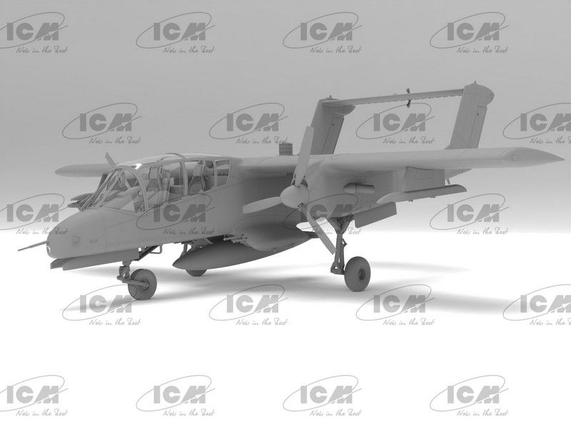 Збірна модель 1:48 літаків Bronco OV-10A і OV-10D+ ICM48302 фото
