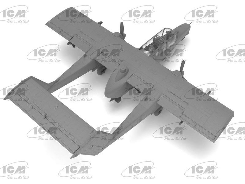 Збірна модель 1:48 літаків Bronco OV-10A і OV-10D+ ICM48302 фото