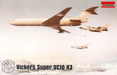 Сборная масштабная модель 1:144 самолета-заправщика Vickers Super VC10 K3 RN327 фото