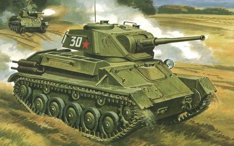 Збірна модель 1:72 танка Т-80 UM307 фото