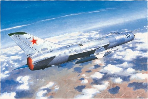 Збірна модель 1:48 винищувача Су-11 TRU02898 фото