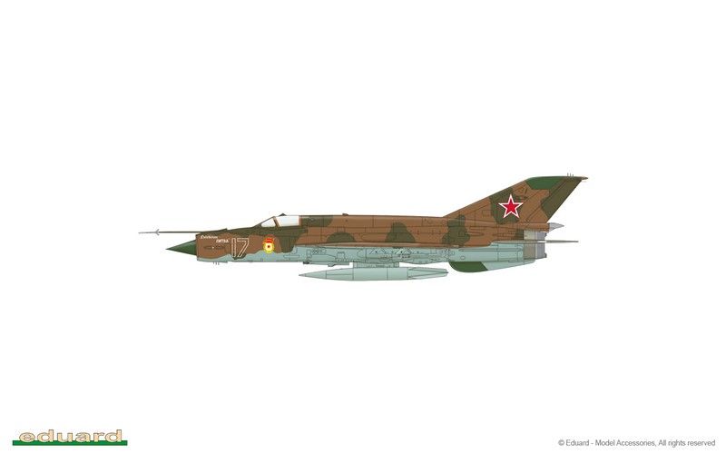 Сборная модель 1:48 истребителя МиГ-21бис EDU84130 фото