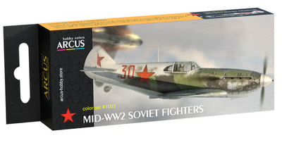 1005 Набір фарб 'Mid-WW2 Soviet Fighters' ARC-SET01005 фото