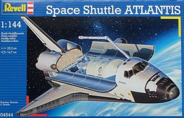 Збірна модель 1:144 космічного корабля Atlantis RV04544 фото