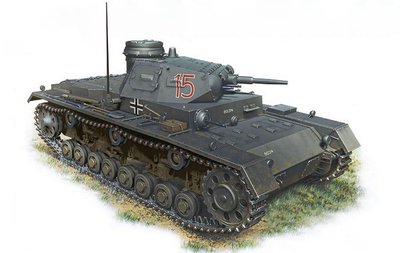 Сборная модель 1:35 танка Pz.Kpfw. III Ausf. C MA35166 фото