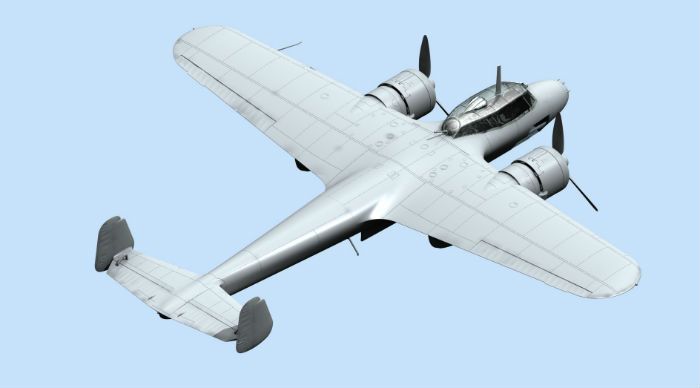 Збірна модель 1:72 літака Do 17Z-10 ICM72303 фото