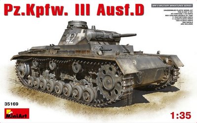 Збірна модель 1:35 танка Pz.Kpfw.III Ausf.D MA35169 фото