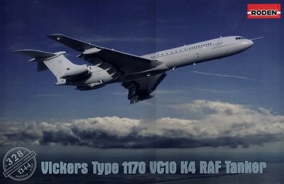 Збірна модель 1:144 літака Vickers VC10 K4 RN328 фото